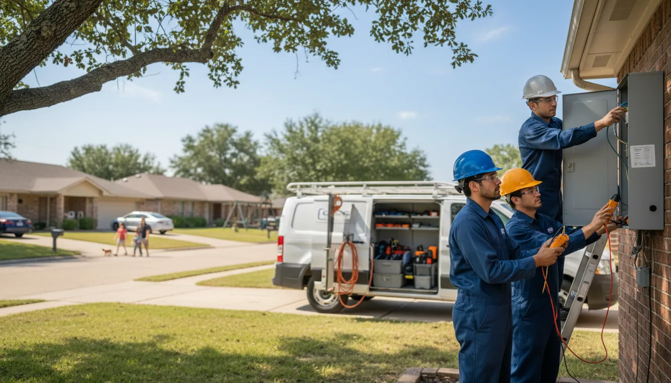 Certified electrician providing emergency electrical services in Moira, NY